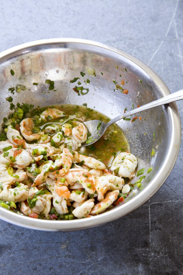 Serve Shrimp and Lime Ceviche as an appetizer with crunchy tortilla chips or use as a topping for tostadas. (Courtesy of America's Test Kitchen)