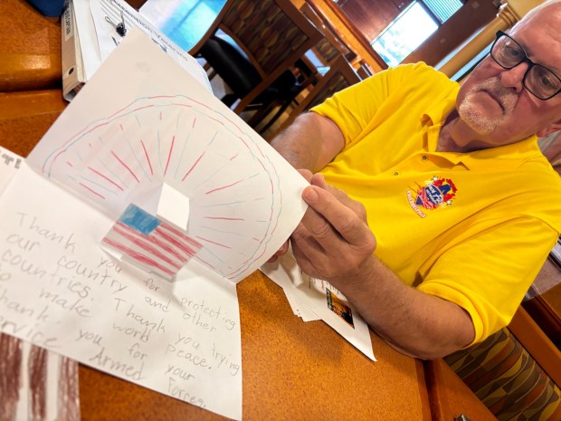 Pete Miller, a retired Uwchlan man, has been volunteering with the Honor Flight Network since 2012. (Photo by Mike Rellahan/MediaNews Group)