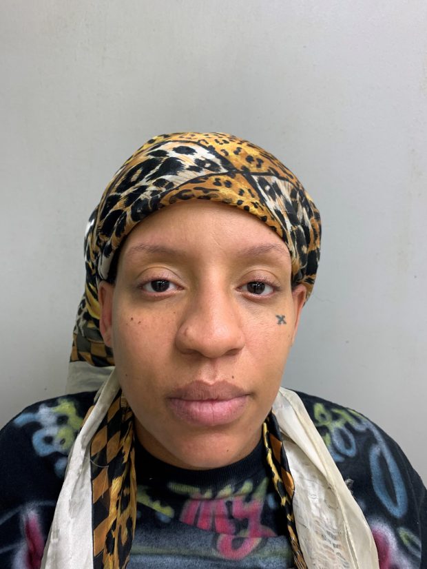 Booking photo of Arbetina Johnson-Lowrey (Photo courtesy the Montgomery County District Attorney's Office)