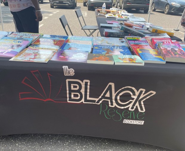 The Black Reserve Bookstore in Lansdale was among the businesses featured at the Black Business Association of the North Penn area's fourth annual Juneteenth celebration at Plains Park in Hatfield Township on Saturday. (Photo courtesy of Lansdale Police)