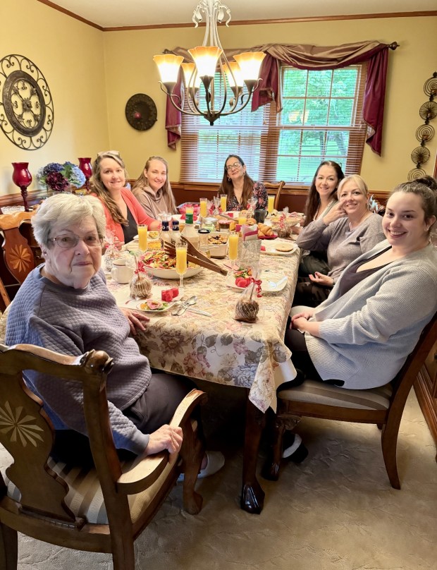 Marie Karkoska, front, at a Mother's Day celebration with family. (Courtesy of Donna Famous)