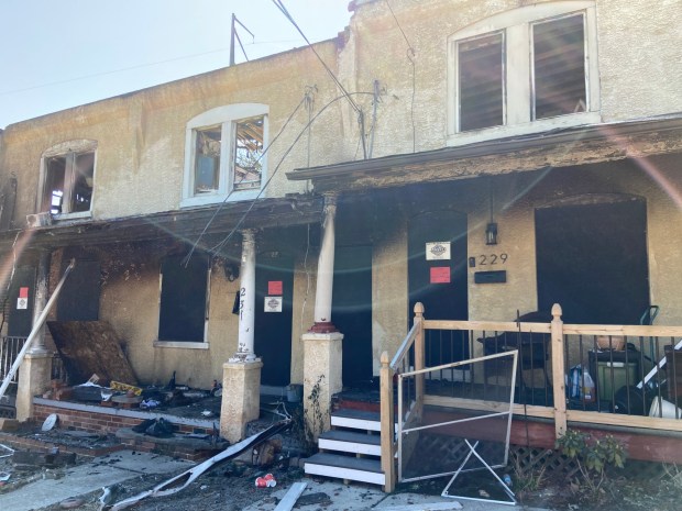 No one was injured in Wednesday's fire but the residents of these six homes lost everything. (Evan Brandt -- MediaNews Group)