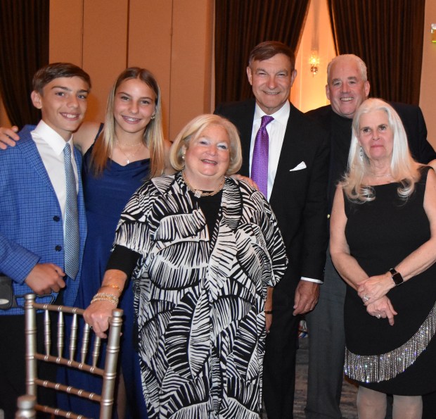 Maxi Karl, Triana Karl, Ady McGowan, Tom Karl, George Biddle and Maryann Babin. (Photo by Maggie Corcoran)