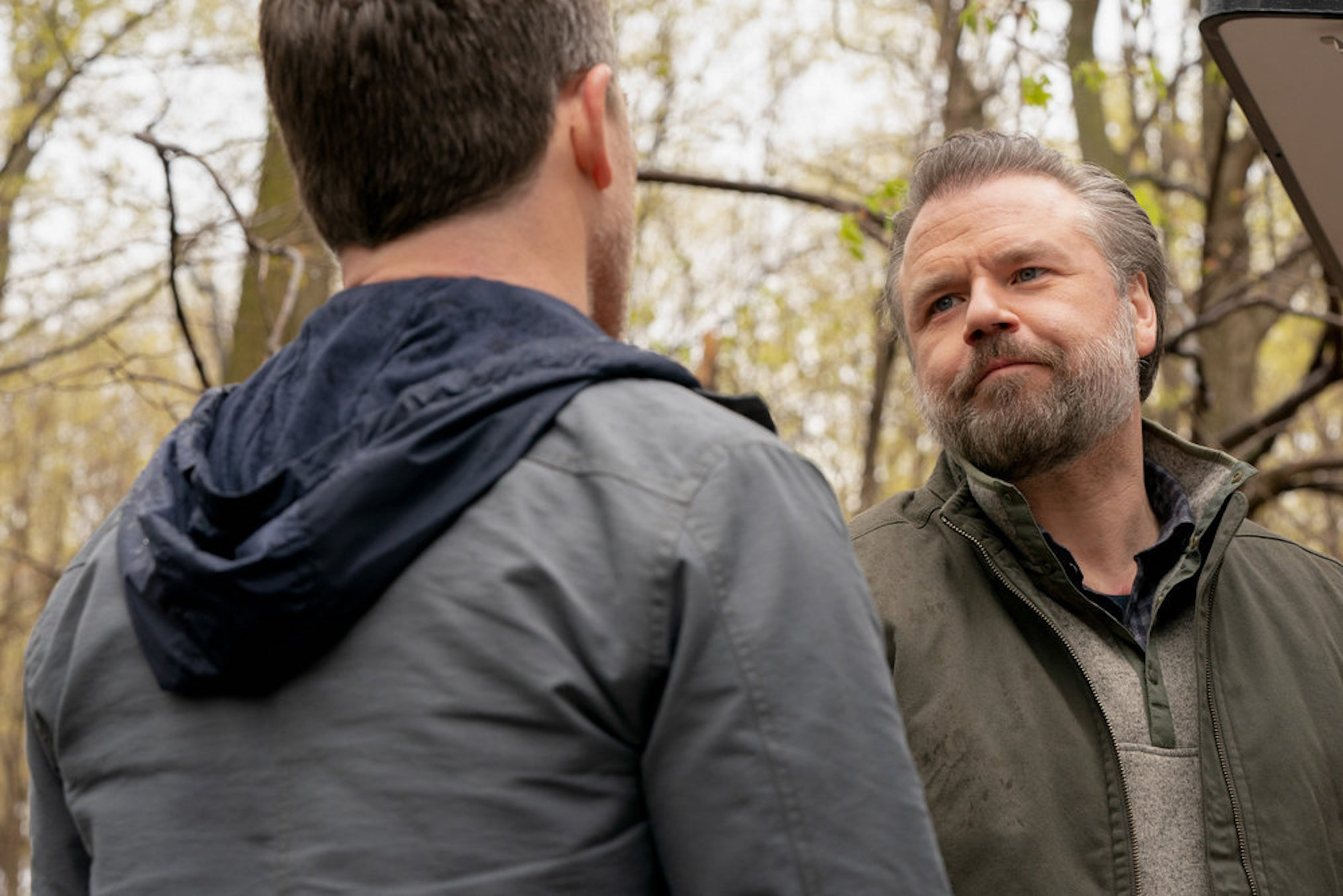 Mike Doyle as Martin, Tyler Labine as Iggy in New Amsterdam