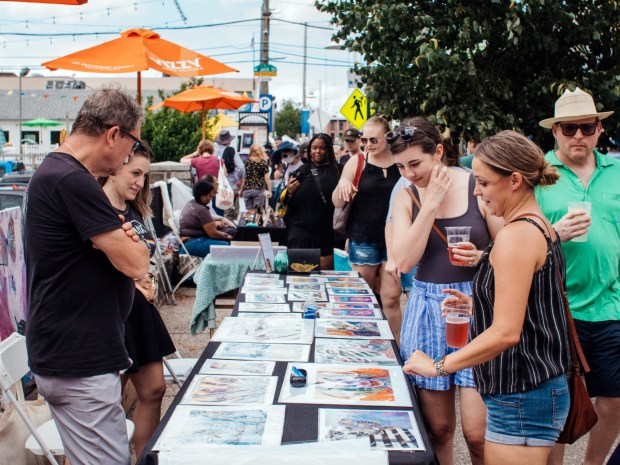 Manayunk's Stroll the Street program returns for the ninth year and comes with an entire summer of weekly theme events on Thursdays with live music, live art, makers, vendors, activations, food and drink specials and more. (Photo courtesy of Manayunk Development Corporation)