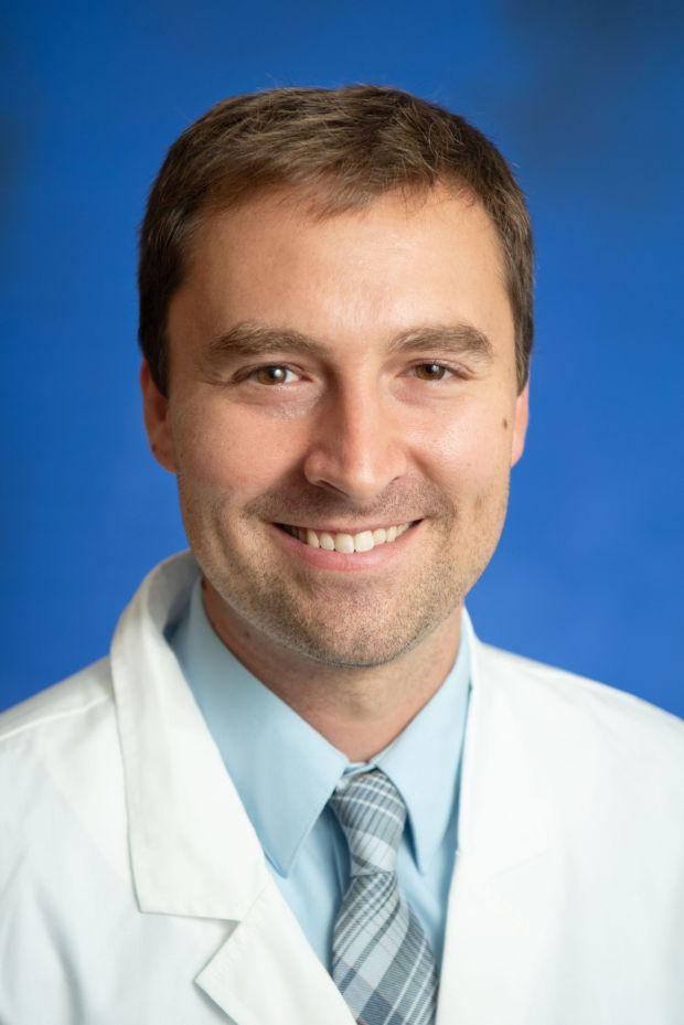 Dr. Brett Campbell, an orthopedic surgeon at Penn State Health St. Joseph in Bern Township who is fellowship-trained in hip and knee replacement. (Courtesy of Penn State Health)